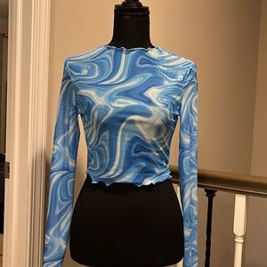 SHEIN, S, blue marble